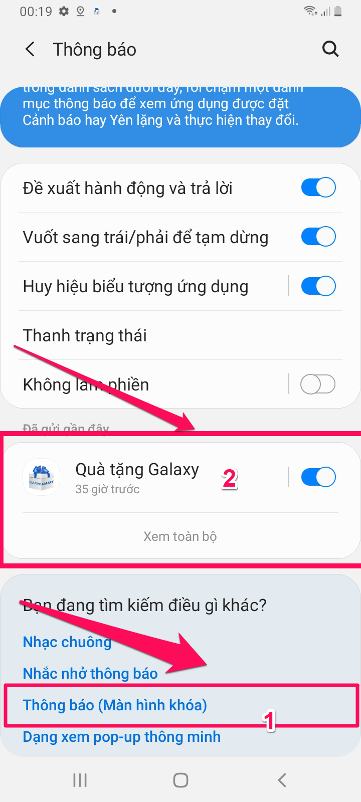 Hiện Thông Báo Trên Màn Hình Khóa Samsung - Công Nghệ 3S